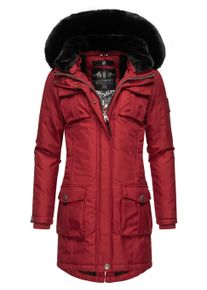 Wintermantel Navahoo "Wintermantel Tiniis", Damen, Gr. M, rot (blood rot), Obermaterial: 56% Nylon NY. 44% Polyester PES. Obermaterial: Futter: 100% Polyester PES. 100% Polyester PES., M&auml;ntel Wintermantel