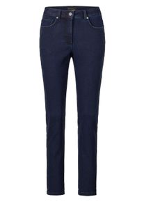 Thermohose GOLDNER "Thermohose Bella", Damen, Gr. 42, N-Gr, blau (marine), Obermaterial: 70% Baumwolle CO. 27% Polyester PES. 3% Elasthan EL., Hosen Thermohose