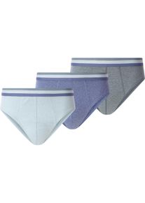 Slip Jan Vanderstorm "3er Pack Slip INGVIK", Herren, Gr. XL, blau, Obermaterial: 60% Baumwolle CO. 40% Polyester COOLMAX PES(Coolmax)., Unterhosen Slip