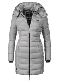 Steppmantel Marikoo "Steppmantel Abendsternchen", Damen, Gr. XL, grau, Obermaterial: 100% Nylon NY. Obermaterial: Futter: 100% Polyester PES. 100% Polyester PES., M&auml;ntel Steppmantel