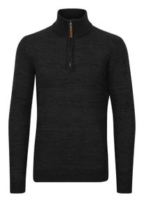 Troyer INDICODE "Troyer IDValero", Herren, Gr. XXL, schwarz, Obermaterial: 100% Baumwolle CO., gemustert, normal, Rundhals, Pullover Troyer