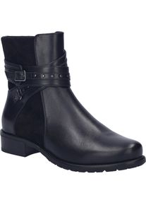 Stiefelette Josef Seibel "Chiara 03, schwarz", Damen, Gr. 41, schwarz, Obermaterial: 100% Rindsleder Leather cow., Schuhe Stiefelette