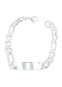 Adelia&acute;s Armband ADELIA&acute;S "Herren Armband aus Edelstahl 21 cm" Gr. 21, silber, Armb&auml;nder, Herren, Edelstahl, Armband