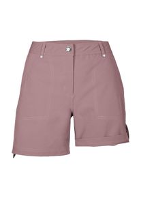 Shorts Killtec "KOS 2 WMN SHRTS", Damen, Gr. 46, Normalgr&ouml;&szlig;en, rosa (rauchrosa), Obermaterial: 92% Polyester, 8% Elasthan, Hosen Shorts, Schnelltrocknende, wasserabweisende Shorts mit verstellbarer L&auml;nge