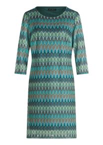 Etuikleid Betty Barclay "Etuikleid mit 3/4 Arm", Damen, Gr. 48, EURO, blau, gr&uuml;n, Obermaterial: 100% Polyester PES., Kleider Etuikleid