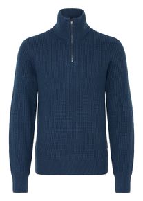 Troyer Blend "Troyer BHMRibe", Herren, Gr. M, blau (marineblaus), Obermaterial: 100% Polyacryl PAN., Pullover Troyer