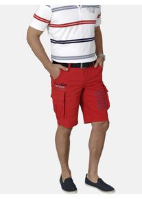 Bermudas Babista "Bermuda RAVIANO", Herren, Gr. 60, N-Gr, rot, Obermaterial: 98% Baumwolle CO. 2% Elasthan EL., regular fit, Hosen Bermudas