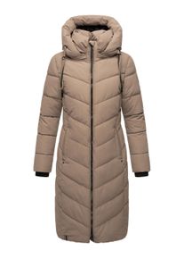 Steppmantel Navahoo "Steppmantel Sahnekatzii XIV", Damen, Gr. 3XL, braun (taupe grau), Obermaterial: 100% Polyester PES. Obermaterial: Futter: 100% Polyester PES. 100% Polyester PES., M&auml;ntel Steppmantel