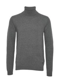 Strickfleece-Pullover 11 Project "Strickpullover PRIngbert", Herren, Gr. 3XL, grau (gray melange), Obermaterial: 50% Baumwolle CO. 50% Polyacryl PAN., Pullover Strickfleece-Pullover