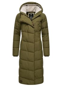 Wintermantel Ragwear "Wintermantel Pavla Long", Damen, Gr. 4XL, gr&uuml;n (light olive23), Obermaterial: 100% Polyester PES. Obermaterial: Futter: 100% Polyester PES. 100% Polyester PES., M&auml;ntel Wintermantel