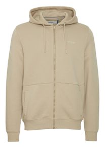Kapuzensweatjacke Blend "Kapuzensweatshirtjac BHPepe", Herren, Gr. S, braun (crockery), Obermaterial: 60% Baumwolle CO. 40% Polyester PES., Sweatjacken Kapuzensweatjacke