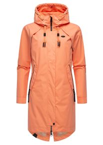 Jerseymantel Ragwear "Jerseymantel Rejany", Damen, Gr. M, orange (peach), Obermaterial: 100% Polyester PES. Obermaterial: Futter: 100% Polyester PES., M&auml;ntel Jerseymantel