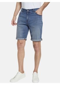 Bermudas Babista "Jeansbermuda CARZINI", Herren, Gr. 48, N-Gr, blau, Obermaterial: 98% Baumwolle CO. 2% Elasthan EL., Hosen Bermudas