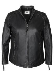 Lederjacke Maze "Lederjacke 42021312", Damen, Gr. 46, schwarz, Obermaterial: 100% Lammleder LEL. Futter: 100% Baumwolle CO., Jacken Lederjacke