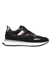 Sneaker BOSS "Sneaker Jonah Runn mx N", Herren, Gr. 42, schwarz, Obermaterial: 60% Polyester PES. 40% Polyurethan PU. Futter: 100% Polyester PES. 70% EVA EVA. 30% Gummi rubber., Schuhe Sneaker