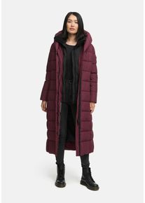 Winterjacke Marikoo "Marikoo Pakoraa 16 Steppmantel N088", Damen, Gr. XL, rot (wine), Obermaterial: 100% Polyester PES., Jacken Winterjacke