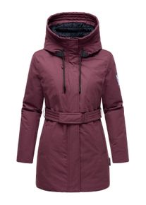 Winterjacke Navahoo "Parka Eishauch 14", Damen, Gr. L, rot (wine), Obermaterial: 55% Nylon NY. 45% Baumwolle CO. Obermaterial: Futter: 100% Polyester PES. 100% Polyester PES., Jacken Winterjacke