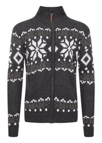 !Solid Strickjacke SOLID "Strickjacke SDNoran", Herren, Gr. M, grau (dar grau m), Obermaterial: 100% Polyacryl PAN., normal, Strickjacken Strickjacke