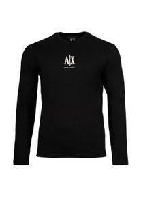 Longsleeve Armani Exchange "Longsleeve T-SHIRT 1er Pack", Herren, Gr. M, schwarz, Obermaterial: 100% Baumwolle CO., Shirts Longsleeve