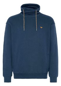 Longpullover Blend "Sweatshirt BHLapol", Herren, Gr. XXL, blau (marineblaus), Obermaterial: 100% Baumwolle CO., Pullover Longpullover