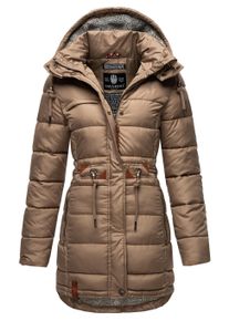 Steppmantel Navahoo "Steppmantel Daliee", Damen, Gr. XXL, grau (taupe), Obermaterial: 100% Polyester PES. Obermaterial: Futter: 100% Polyester PES. 100% Polyester PES., M&auml;ntel Steppmantel