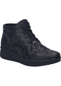 Schn&uuml;rschuh Josef Seibel "Calais 56, schwarz", Damen, Gr. 41, schwarz, Obermaterial: 100% Textilmaterial TEXMAT., Schuhe Schn&uuml;rschuh