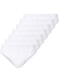 Slip Babista "7er Pack Slips FORTUNO", Herren, Gr. L, wei&szlig;, Obermaterial: 100% Baumwolle CO., Unterhosen Slip
