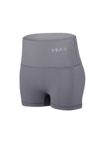 Shorts YEAZ "Shape Shorts CLUB LEVEL", Damen, Gr. M, US, grau, Obermaterial: 78% Polyester PES. 22% Elasthan EL., Hosen Shorts