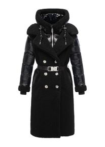 Wintermantel Navahoo "Wintermantel Kuscheltraum 14", Damen, Gr. L, schwarz, Obermaterial: 100% Polyester PES. Obermaterial: Futter: 100% Polyester PES. 100% Polyester PES., M&auml;ntel Wintermantel