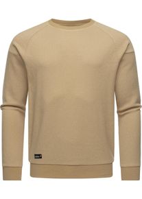 Sweater Ragwear "Sweatshirt Doren", Herren, Gr. 3XL, beige (sand), Obermaterial: 50% Baumwolle CO. 50% Polyester PES., Sweatshirts Sweater