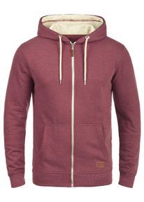 Kapuzensweatjacke Blend "Kapuzensweatjacke BHHulker", Herren, Gr. L, rot (zinfandel), Obermaterial: 60% Baumwolle CO. 40% Polyester PES., Sweatjacken Kapuzensweatjacke