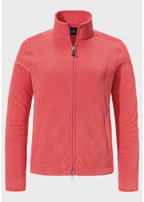 Sch&ouml;ffel Fleecejacke SCH&Ouml;FFEL "Fleece Jacket Leona3", Damen, Gr. 44, rosa (2675, rosa), Oberstoff: 100% Polyester, regular fit, hoch geschlossener Ausschnitt, Jacken Fleecejacke