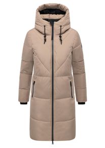 Steppmantel Navahoo "Steppmantel K&auml;ltekuschel XIV", Damen, Gr. S, braun (taupe grau), Obermaterial: 100% Polyester PES. Obermaterial: Futter: 100% Polyester PES. 100% Polyester PES., M&auml;ntel Steppmantel