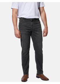 5-Pocket-Jeans CHARLES COLBY "Tiefbundjeans BARON SAWYER", Herren, Gr. 36, N-Gr, grau, Obermaterial: 75% Baumwolle CO. 23% Polyester COOLMAX PES(Coolmax). 2% Elasthan EL., comfort fit, Hosen 5-Pocket-Jeans