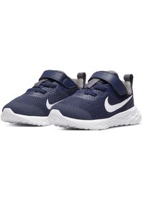 Laufschuh Nike "REVOLUTION 6 (TD)", Jungen, Gr. 19,5, blau (midnight, navy, wei&szlig;, flat, pewter), Synthetik, Textil, Schuhe Laufschuh, f&uuml;r Kinder