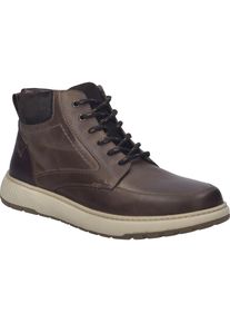 Stiefelette Josef Seibel "Clayton 03, espresso-kombi", Herren, Gr. 43, braun (espresso, kombi), Obermaterial: 100% Rindsleder Leather cow., Schuhe Stiefelette