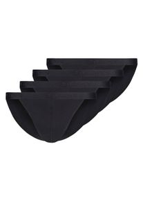 Slip Skiny "Slip 4er Pack", Herren, Gr. L, schwarz, Obermaterial: 100% Baumwolle CO., Unterhosen Slip