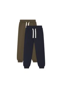 Jogginghose Minymo "Jogginghose MIBoys", Jungen, Gr. 110, N-Gr, gr&uuml;n (schwarz olive), Obermaterial: 60% Baumwolle CO. 40% Polyester PES., Hosen Jogginghose