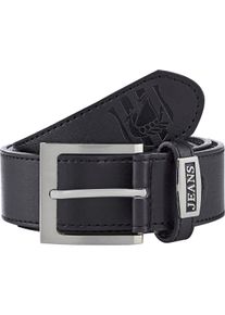 Synthetikg&uuml;rtel Jan Vanderstorm "G&uuml;rtel GIETVALD", Damen, Gr. 125, schwarz, Obermaterial: 60% Polyurethan PU. 40% Rindsleder Leather cow., G&uuml;rtel Synthetikg&uuml;rtel