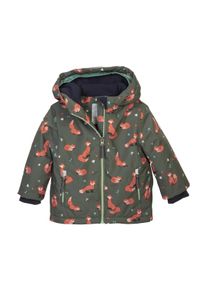 Skijacke "FISW 29 MNS SKI JCKT", M&auml;dchen, Gr. 86/92, gr&uuml;n, Obermaterial: 100% Polyester;Obermaterial 2: 100% Polyester;Futter: 100% Polyester;F&uuml;llung: 100% Polyester, FIRST INSTINCT BY Killtec, Jacken Skijacke, Wasserdichte Jacke mit verl&auml;ngerbaren &Auml;rmeln und stylischem Print