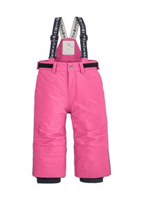 Skihose "FISW 33 MNS SKI PNTS", M&auml;dchen, Gr. 98/104, Normalgr&ouml;&szlig;en, pink (fuchsia), Obermaterial: 100% Polyester;Futter: 100% Polyester;F&uuml;llung: 100% Polyester, FIRST INSTINCT BY Killtec, Hosen Skihose, Wasserdichte Funktionshose mit Fleece, Schneefang und Grow-Up-Funktion