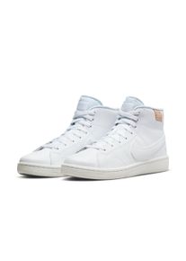 Sneaker Nike Sportswear "Wmns Court Royale 2 Mid", Damen, Gr. 40, wei&szlig;, Leder, unifarben, Schuhe Sneaker