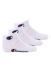 Sneakersocken Champion "Socken 3er Pack", M&auml;dchen, Gr. 27-30, wei&szlig;, Obermaterial: 72% Baumwolle CO. 26% Polyamid PA. 2% Elasthan EL., Socken Sneakersocken