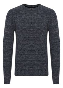 Rundhalspullover 11 Project "Rundhalspullover PRAlaric", Herren, Gr. XXL, blau (marineblaus), Obermaterial: 100% Baumwolle CO., meliert, normal, Rundhals, Pullover Rundhalspullover