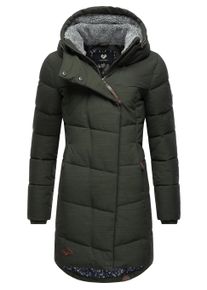 Wintermantel Ragwear "Wintermantel Pavla", Damen, Gr. 5XL, gr&uuml;n (schwarz olive22), Obermaterial: 100% Polyester PES. Obermaterial: Futter: 100% Polyester PES. 100% Polyester PES., M&auml;ntel Wintermantel