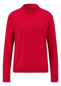 Rundhalspullover Betty Barclay "Basic-Strickpullover mit Stehkragen", Damen, Gr. 38, rot, Obermaterial: 55% Viskose CV. 30% Polyester PES. 15% Polyamid PA., Pullover Rundhalspullover