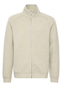 Sweatjacke Casual Friday "Sweatjacke CFSIGURD 0096 zipthrough sweatshirt", Herren, Gr. 3XL, braun (tree house melange), Obermaterial: 80% Viskose CV. 13% Polyester PES. 7% Elasthan EL., Sweatjacken Sweatjacke