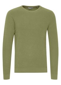 Strickfleece-Pullover 11 Project "Strickpullover PREdwin", Herren, Gr. XL, gr&uuml;n (oil gr&uuml;n), Obermaterial: 100% Baumwolle CO., Pullover Strickfleece-Pullover