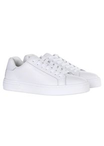 Sneaker Armani Exchange "Sneaker", Damen, Gr. 37, wei&szlig;, Obermaterial: 100% Rindsleder Leather cow. Futter: 100% Baumwolle CO. 100% Gummi rubber., Schuhe Sneaker
