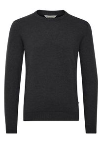 Rundhalspullover 11 Project "Rundhalspullover PRMelvin", Herren, Gr. XXL, grau (charcoal mix), Obermaterial: 100% Baumwolle CO., meliert, normal, Rundhals, Pullover Rundhalspullover